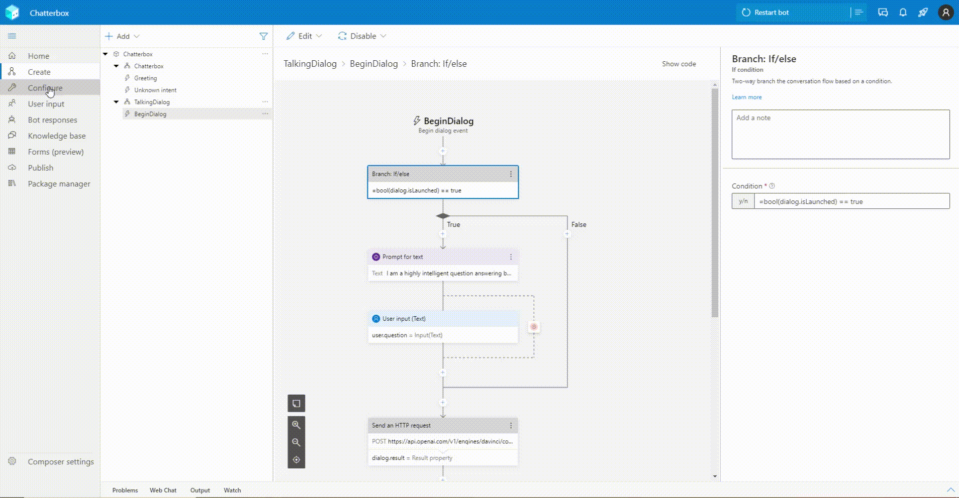 Configure Google Actions in Bot Framework Composer