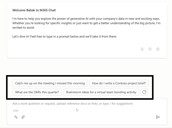 Suggested Prompts Pattern